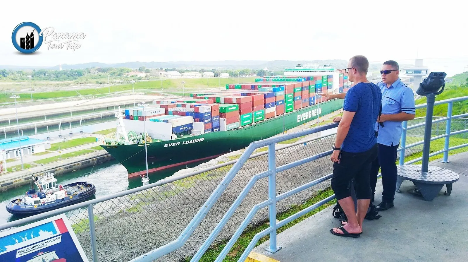 ✅ Tour a la Ampliación del canal de Panamá 🚢 con Cliente de Suiza 🇨🇭