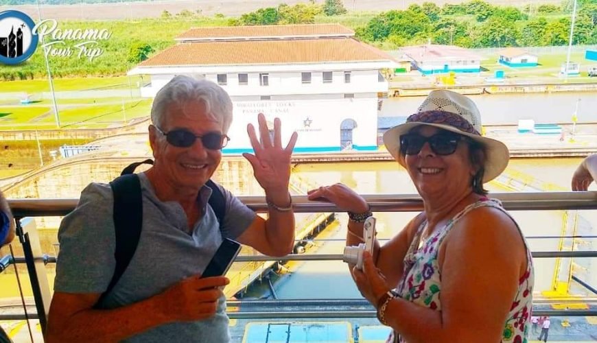 Visitando Canal de Panamá con Tania y Bernardo de Brasil🇧🇷