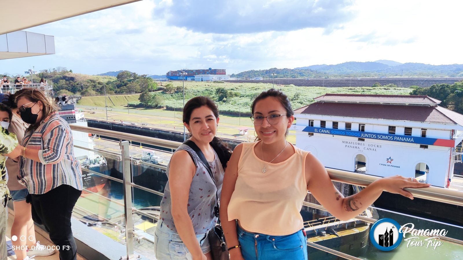 City tour en la ciudad de Panamá, Gabriela y Marycielo de Perú